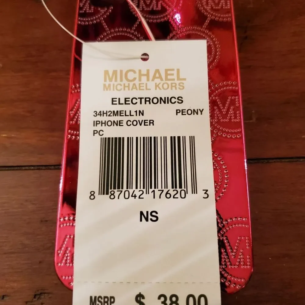 Michael Kors Metal PEONY iPhone Case Cover Fits iPhone NS